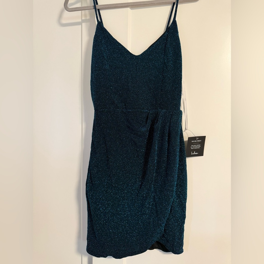 Lulu's Teal Blue Women's Dress